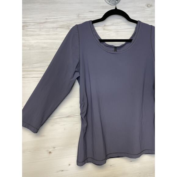 Women's Short Sleeve Top - Purple - Picture 3 of 9